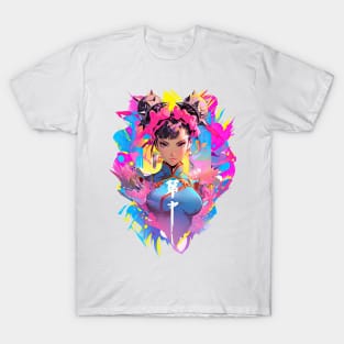 STREET FIGHTER - CHUN LI - EVENING AFTERGLOW | Gaming Anime Manga Gamer Culture | PROUD OTAKU T-Shirt